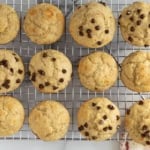 Greek yogurt banana muffins on cooling racks.