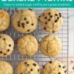 Greek Yogurt Banana Muffins pin.