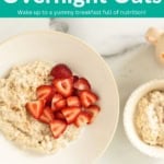 Steel Cut Overnight Oats pin.