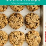 Breakfast cookie recipe pin.