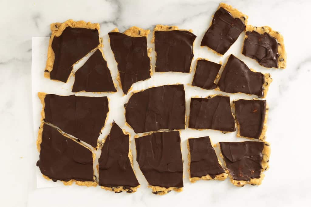 Cookie Dough Bark (Fast & Healthy)