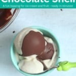 magic chocolate shell pin.
