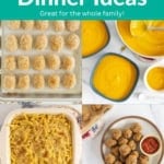 easy fall dinner ideas pin.